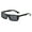 Black, variant on Unisex Square Sunglasses, Trendy Flat Top Sun Glasses for Men Women, UV Protection Lightweight Eyewear for Outdoor, Black, One Size
