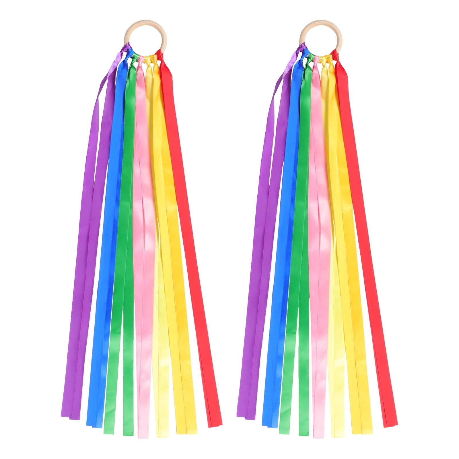 Handheld Ribbons Homemaxs Ribbon Dance Sensory Rainbow Streamers Hand Ribbons Toys Kids ...