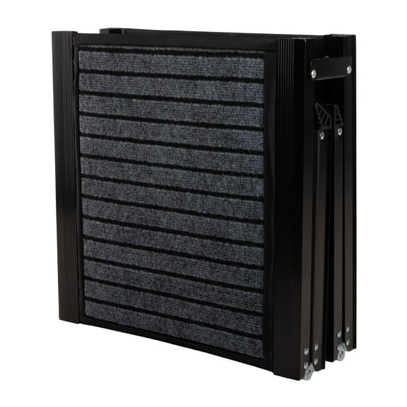PETMAKER 62-Inch Folding Dog Ramp for Car, Truck, SUV, or RV (Black)
