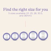 Lansinoh ComfortFit Breast Pump Flanges, 28mm, 2 Count, for Lansinoh Pumps