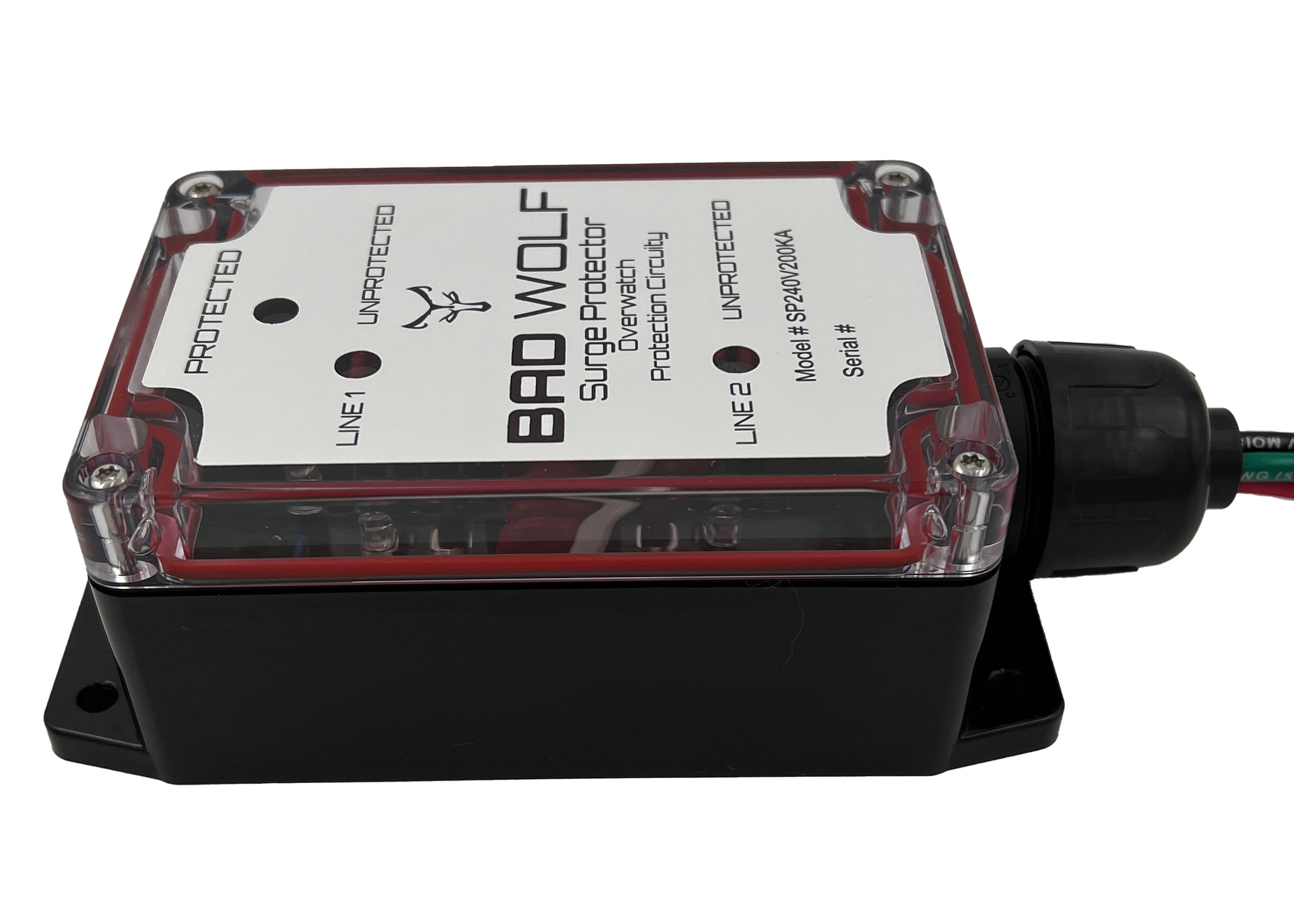 Surge Protector 240V at 200kA with Overwatch Protection Circuitry
