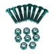 thumbnail image 1 of 2x 8 piezas de material acero al carbono reemplazar el conjunto de hardware de camión de patineta Longboard tuerca de tornillo shamjiam Tornillo de hardware de monopatín, 1 of 9