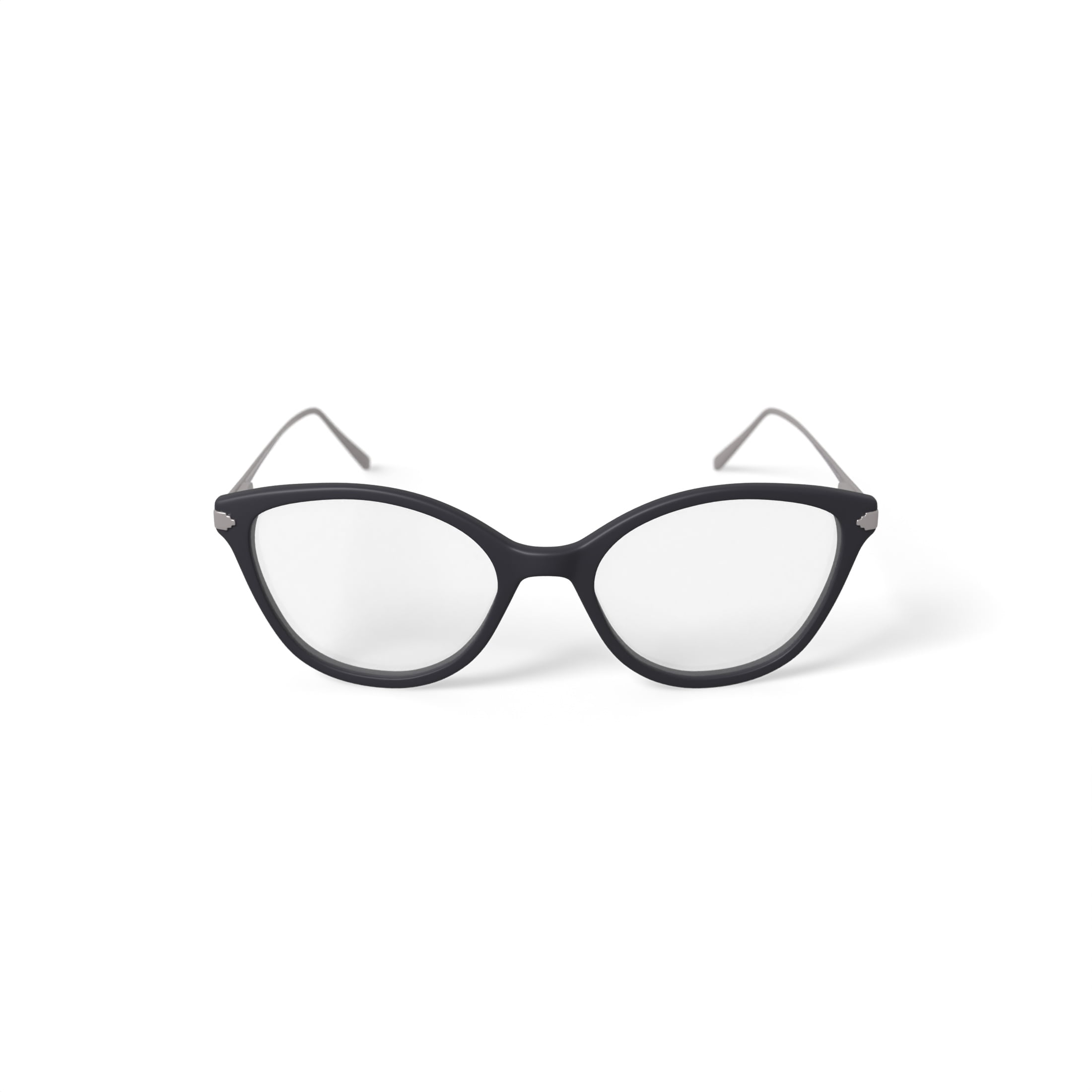 Karun Women's Hail Cat Eye Prescription Eyeglasses with Case, Black