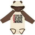 thumbnail image 3 of Inktastic Either You Like Bacon or You're Wrong Boys or Girls Long Sleeve Baby Bodysuit, 3 of 5