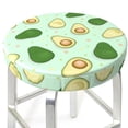 thumbnail image 3 of Kll Avocado Round Bar Chair Cushion Cover 12 Inch,Bar Stool Protector With Elastic, Soft Washable, 3 of 7