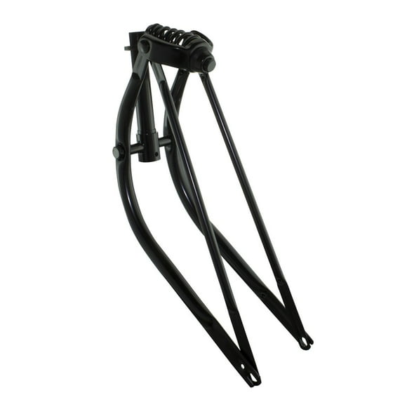 Fenix Cycles 20" Lowrider Bent Spring Fork, (Black)