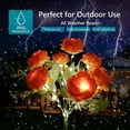 thumbnail image 3 of Pebbuoy Peony Flower Solar Garden Light Outdoor Decor 7 Heads Design Auto ON/OFF No Wiring Required Waterproof Yard Pathway Light, 3 of 6