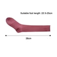 thumbnail image 6 of 1 Pair Women Winter Socks Knitted Mid-tube Thick Soft Warm Solid Color Sweat Absorption No Odor Anti-slip Elastic Casual Floor Socks, 6 of 7