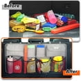 thumbnail image 3 of Car Trunk Organizer rd Gen [ Times Upgrade] Super Capacity Car Organizer Equipped with Hook and Loop Car Trunk Tidy Storage Bag with Lids Space Saving Expert, 3 of 8