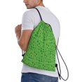 thumbnail image 4 of Yiaed St Patrick's Day Print Drawstring Bags Drawstring Backpack Bulk String Back Pack Gym Sport Bag-Small, 4 of 5