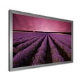 thumbnail image 2 of Designart 'Dramatic Clouds and Sunrise Over Lavender Field XI' Farmhouse Framed Art Print, 2 of 4