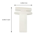 thumbnail image 2 of OULII 30Pcs White Plastic Rectangular Windshield Fixing Clip for Automotive Panel Holder and Securement, 2 of 5