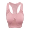 thumbnail image 3 of Women Professional Absorb Sweat Top Sports Bra Mesh breathable Bra Push Up Padded Running Gym Fitness Top, 3 of 3