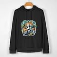 thumbnail image 2 of COMIO Comfy Blanket Hoodie Creepy Crawlies Men's Pullover Hoodie Black, 2 of 4