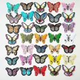 thumbnail image 1 of 2025 Latest Model 37pcs Butterfly Iron On Embroidered Patches Sew Applique Repair Patch, 1 of 4