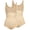 2 Packs: Beige/beige, variant on VASLANDA 2 Packs Shapewear Bodysuit for Women Tummy Control Open Bust Seamless Body Shaper Waist Slimmer