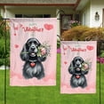 thumbnail image 4 of Happy Valentine's Day Cocker Spaniel holding flowers Garden Flag 12x18in Double Sided Cockers Dog Lover Gifts Outdoor Decor - 3005, 4 of 5