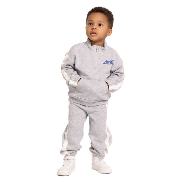 Wonder Nation Toddler Boys Fleece Striped Trim Joggers photo 5