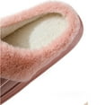 thumbnail image 5 of ATENAR Slippers for Women Casual Wide Womens Shoes Fuzzy House Slipper Pink 10, 5 of 9