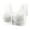 C-White, variant on Women's Bras qinhaie Comfortable Front Closure Wireless Bra for Women, No Underwire Everyday Bra, Front Snap or Button Soft Breathable Grey Bra