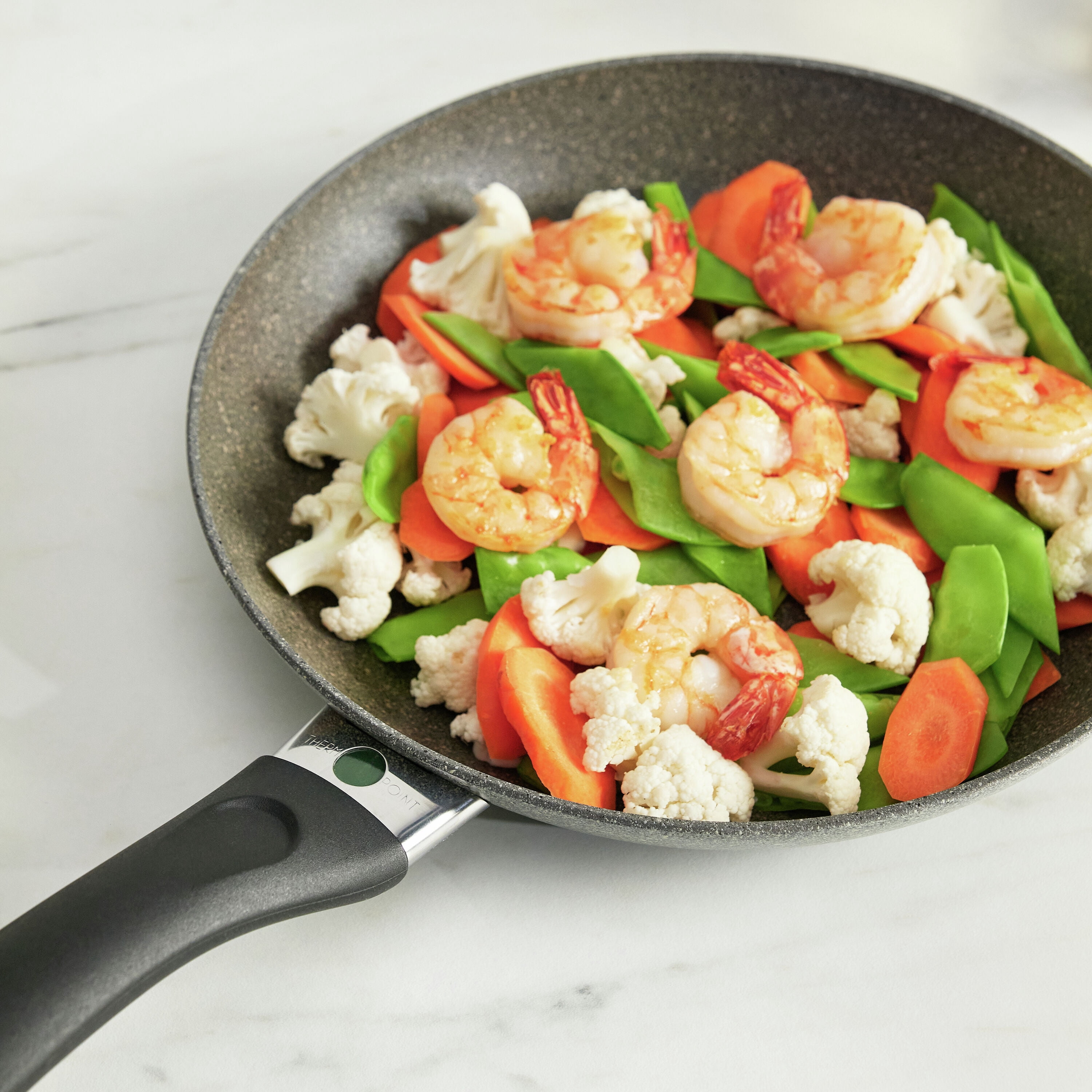 Zwilling Ballarini Tradiz Wok - 28cm Cortinagranitium Eco Induction, Non-Stick, PFOA Free 2 thumbnail image