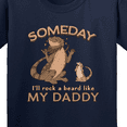 thumbnail image 4 of Inktastic Someday I'll Rock a Beard Like My Daddy-bearded Dragons Youth T-Shirt, 4 of 5