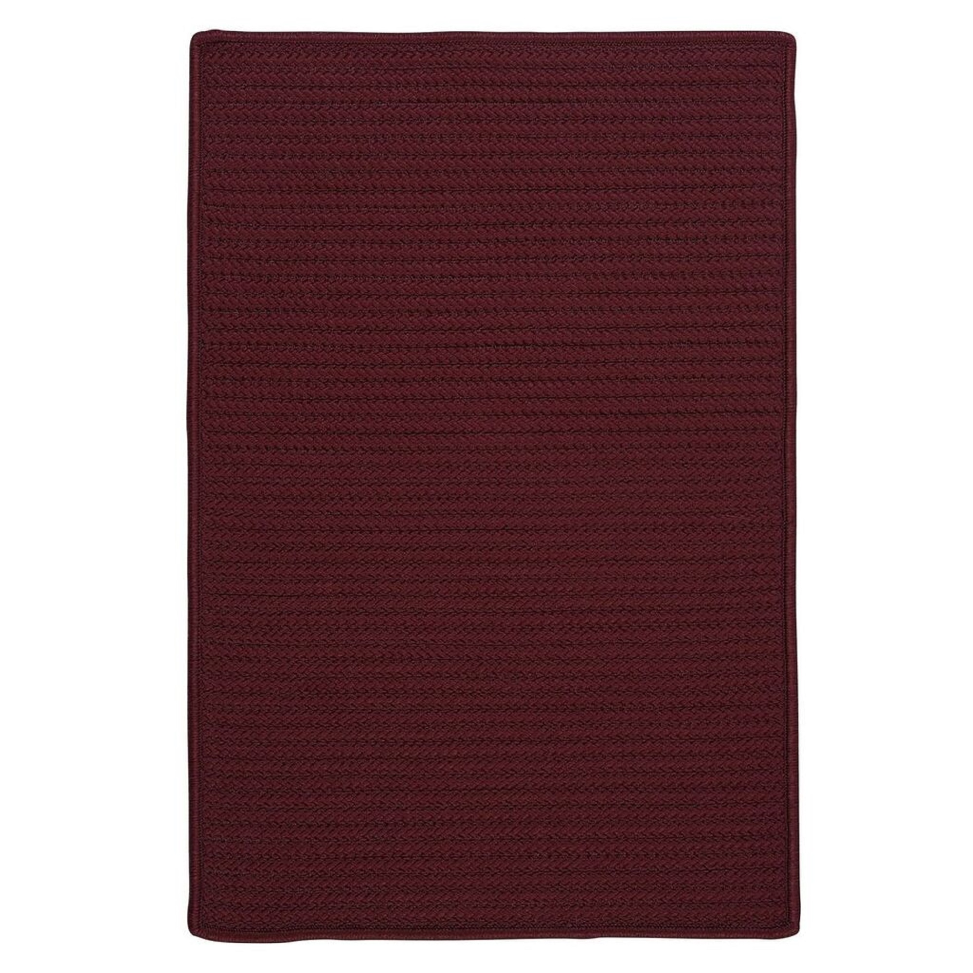 6' Maroon Red Square Area Throw Rug