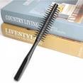 thumbnail image 2 of HLONK 1 Pce Brosse Ronde Noire pour Cheveux Fins Ou Courts Mini Ronde en Nylon, 2 of 2