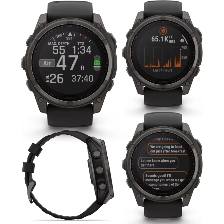 Garmin Fenix 8 - 51 mm, Solar, Sapphire, Carbon Gray DLC Garmin Fenix 8 - 51 mm, Solar, Sapphire, Carbon Gray DLC