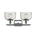 thumbnail image 6 of 916-2W-PC-G73-Innovations Lighting-Bell - 2 Light Bath Vanity In Industrial Style-11 Inches Tall and 18 Inches Wide-Polished Chrome Finish-Light Smoke, 6 of 7