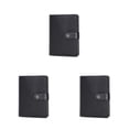 thumbnail image 3 of Cartera de almacenamiento Sonducket hombres mujeres cartera informal plegable cuero Negro, 3 of 6
