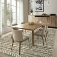 thumbnail image 2 of Garvee 4'x6' Washable Vintage Area Rug Farmhouse Geometric Rug Soft Foldable Accent Rug for Dorm Nursery, Taupe, 2 of 8