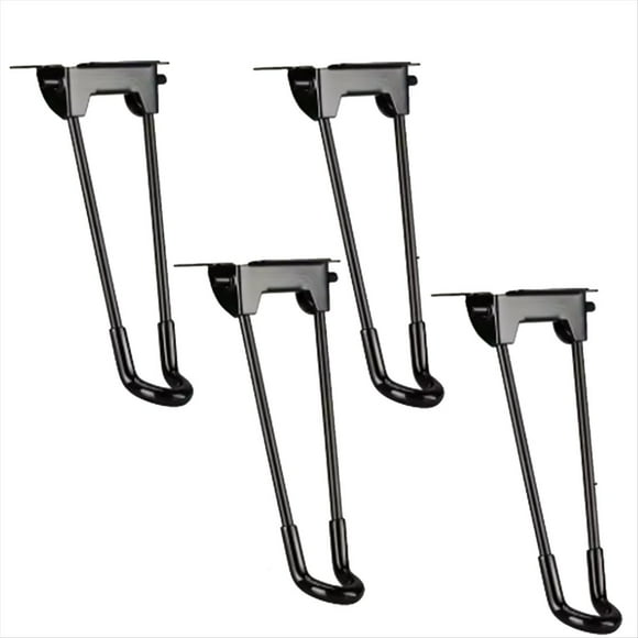 4PCS 18.5CM Metal Hair Clip Furniture Legs, Detachable Folding Design, Protective Floor Suitable for Small Coffee Tables