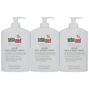 Sebamed Liquid Face & Body Wash Mild, Gentle Hydrating Skin Cleanser 13.50 oz, 3-Pack