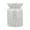 White+Gray, variant on GZXS Accent Stool with Mosaic Capiz Inlay and Starburst Floral Design - 17" Turquoise Pedestal Side Table, for Living Room, Bedroom (Mix Blue)