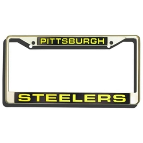 Pittsburgh Steelers Laser Cut Chrome License Plate Frame