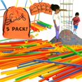thumbnail image 1 of Skoolzy Straw Constructor Stem Building Toys Juego de más de 200 piezas - Juguetes educativos de plástico entrelazados duraderos para que los niños pequeños desarrollen habilidades motoras finas Bloqu, 1 of 3