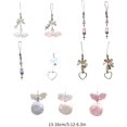 thumbnail image 4 of Fashionable Heart Pendant Phone Charm Unique Heart Keychain Vibrant Beaded Pendant for Cellphone Camera Accessory, 4 of 7