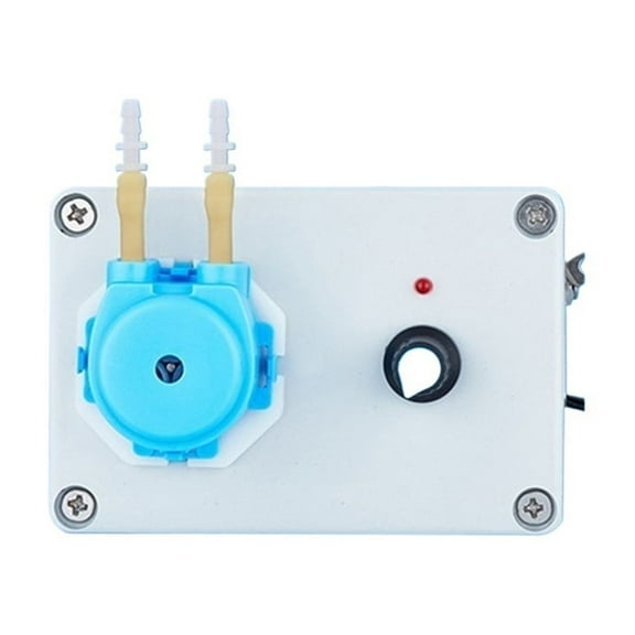 Adjustable Flow Rate Peristaltic Pump Silicone Tube with 6v/12v/24v Power Supply Laboratory Metering Pump for Pumping Water JB ,Easy to Operate