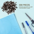 thumbnail image 4 of MasteelfCA 300pcs Craft Rivets DIY Square Two Feet Studs Spikes Double-legged Studs, 4 of 8
