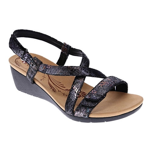 Women's Revere Comfort Shoes Luxor Slingback Wedge Sandal
