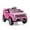 Pink, variant on Luku Land Rover Authorized 12V 2-Seater Ride-On Toy Car for Kids, Dual Drive with Parent Remote, MP3/AUX, USB, LED Lights & Hood Storage, Ages 3-8