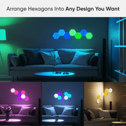 Nanoleaf Hexagons Smart LED Light Panels - Smarter Kit - 7 Panels