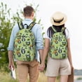 thumbnail image 6 of Lsque Cute Panda Bear In Greenery Forest Pattern Canvas Daypack, Durable Backpack, High-quality Versatile Backpack,Vintage Compact Backpack-Medium, 6 of 6