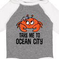 thumbnail image 4 of Inktastic Ocean City Maryland Cute Crab Boys or Girls Long Sleeve Baby Bodysuit, 4 of 5