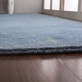 thumbnail image 6 of Rugsotic Carpets Hand Knotted Wool Area Rug 2'6''x10' Light Blue Contemporary Runner Indoor Rug for Living Room, Bedroom Antimicrobial L00226, 6 of 8