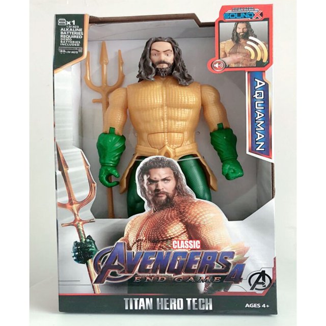 Figuras de acción de superhéroes de Marvel, Endgame vengadores, Thanos, Hulk, Capitán América, Thor, Lobezno, Venom, juguetes para niños, 30cm Gong Bohan LED
