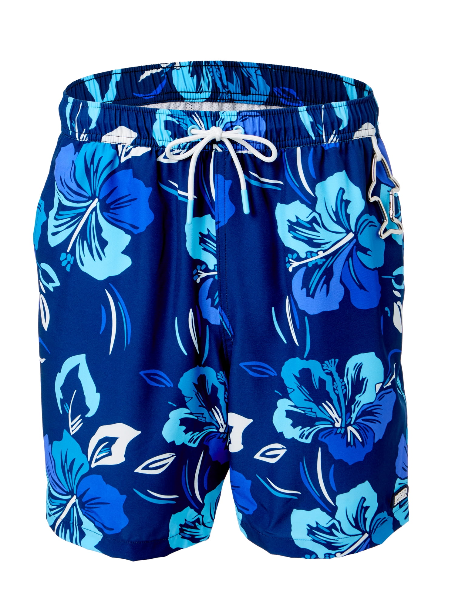 Rugged Shark Men's & Big Men's Swim Trunks, 7" Inseam, Sizes S-3XL