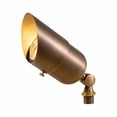 thumbnail image 3 of 12V LogiSpot Brass Outdoor Spotlight (Bronze) with 5W 2700K Warm White 400 Lumen MR16 LED Bulb for Low Voltage Landscape Lighting of Yard, Lawn, Garden, Patio, Trees & House, 3 of 7