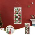 thumbnail image 1 of XWSHYW Decoraciones Navideñas Nuevos Adornos Decorativos Navideños Percha Navideña Impresión de Anciano Sinrostro Calendario de Cuenta Regresiva de Navidad 24 Bolsas, 1 of 6